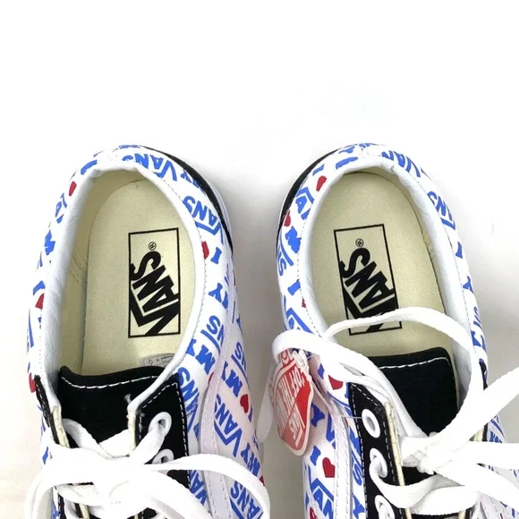 VANS Old Skool Skate Shoes Men Suede Black White Canvas Low Top Custom Alsu01240 - Picture 9 of 11